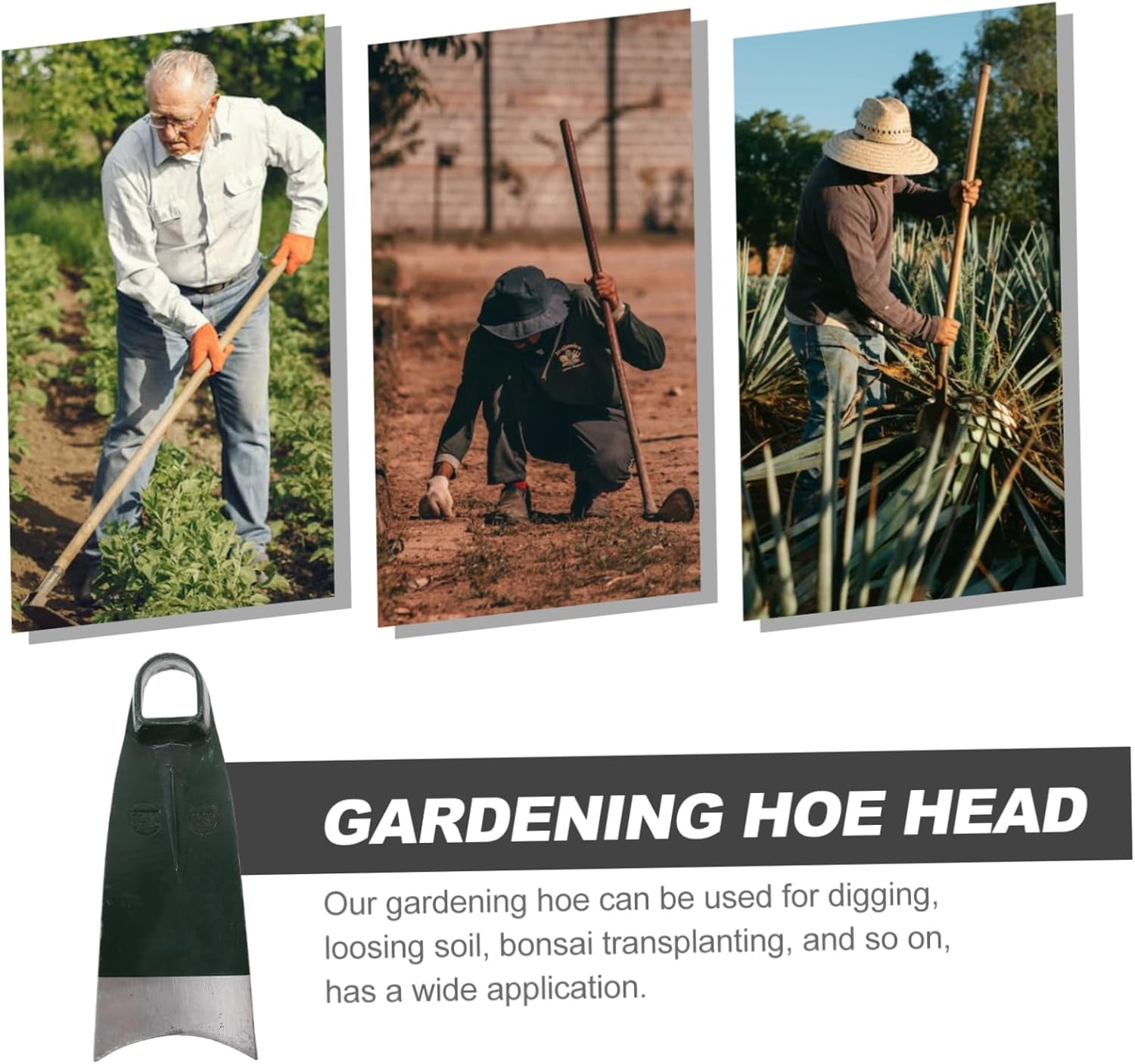 Gardening Hoe Head Durable Tool for Digging Loosening Soil and Planting Lightweight and Portable Garden Gadget for All Your Gardening Needs