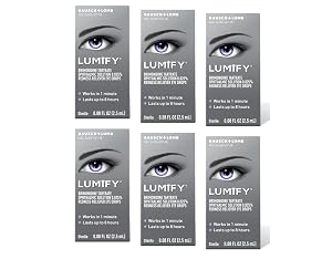 LUMIFY Redness Reliever Eye Drops 0 08 fl oz 2 5 mL - Pack of 6