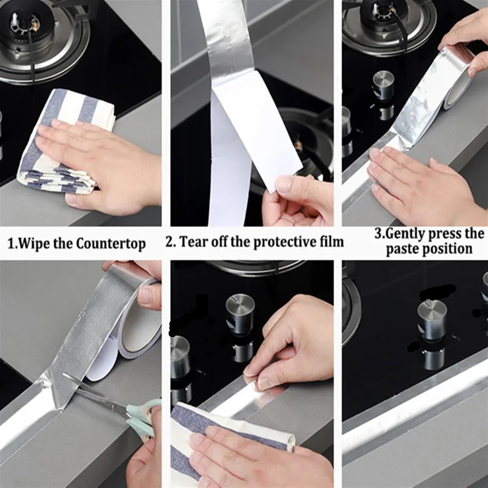Paquete de 2 cintas de papel de aluminio for reparación de conductos HVAC