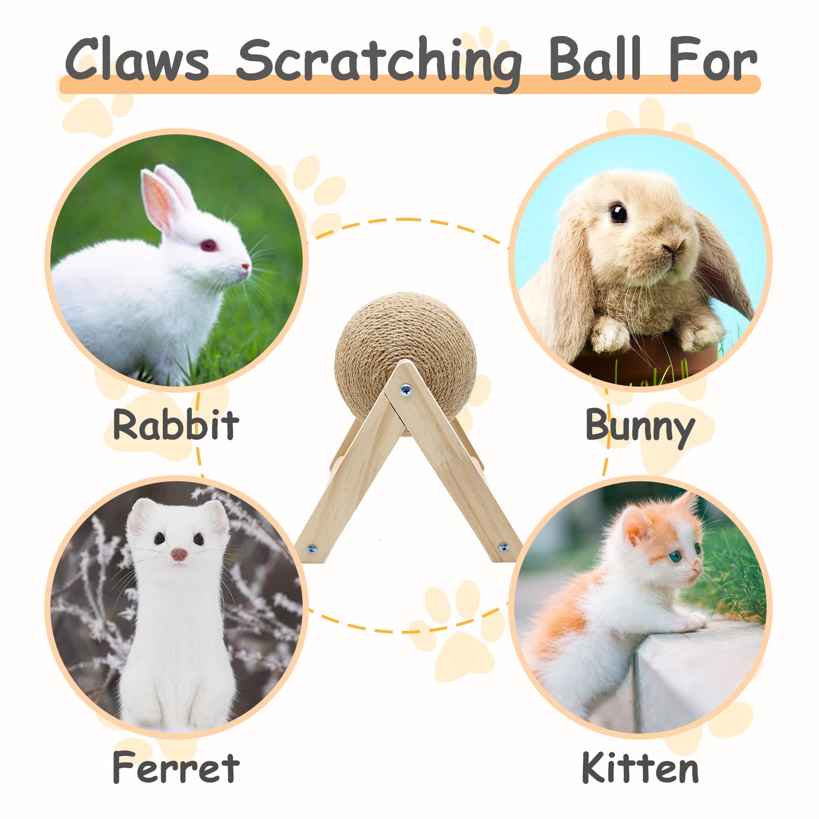 BNOSDM Juguete de actividad de animales pequeños, juguetes divertidos para masticar conejos, conejitos, cerdos de Guniea, jerbos, pájaros y otras mascotas pequeñas (S)