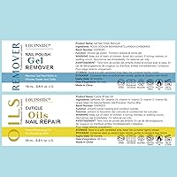 Vista 9 de Gel Nail Polish Remover,Professional Gel Polish Remover Kit with Cuticle Oil for Nails(1pc nail file,cuticle pusher)