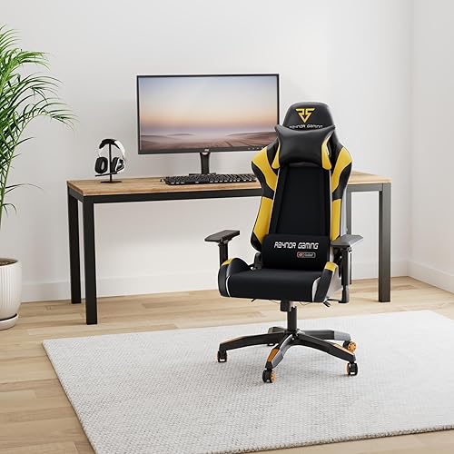 Miniatura 9 de Raynor Gaming Energy Pro Series - Silla ergonómica para videojuegos con tecnología Outlast con respaldo alto, ajustable, altura 4D, apoyabrazos de