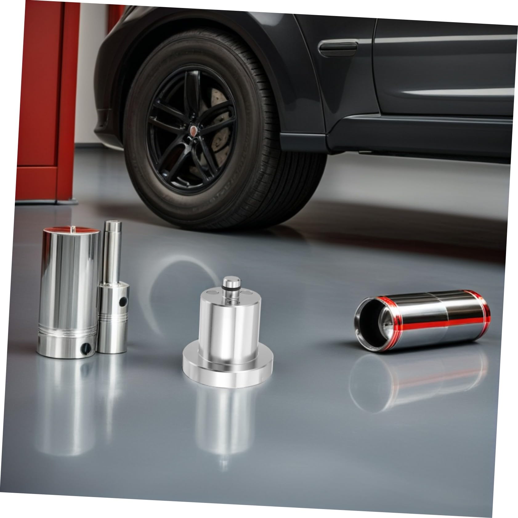 TOPBATHY 4stücke Wagenheberaufnahmeadapter Aus Aluminium Für Rangierwagenheber Hydraulikwagenheber Und Lkw Ersatz-wagenheberaufnahme Für Pkw Und Achsvermessungsaufnahme