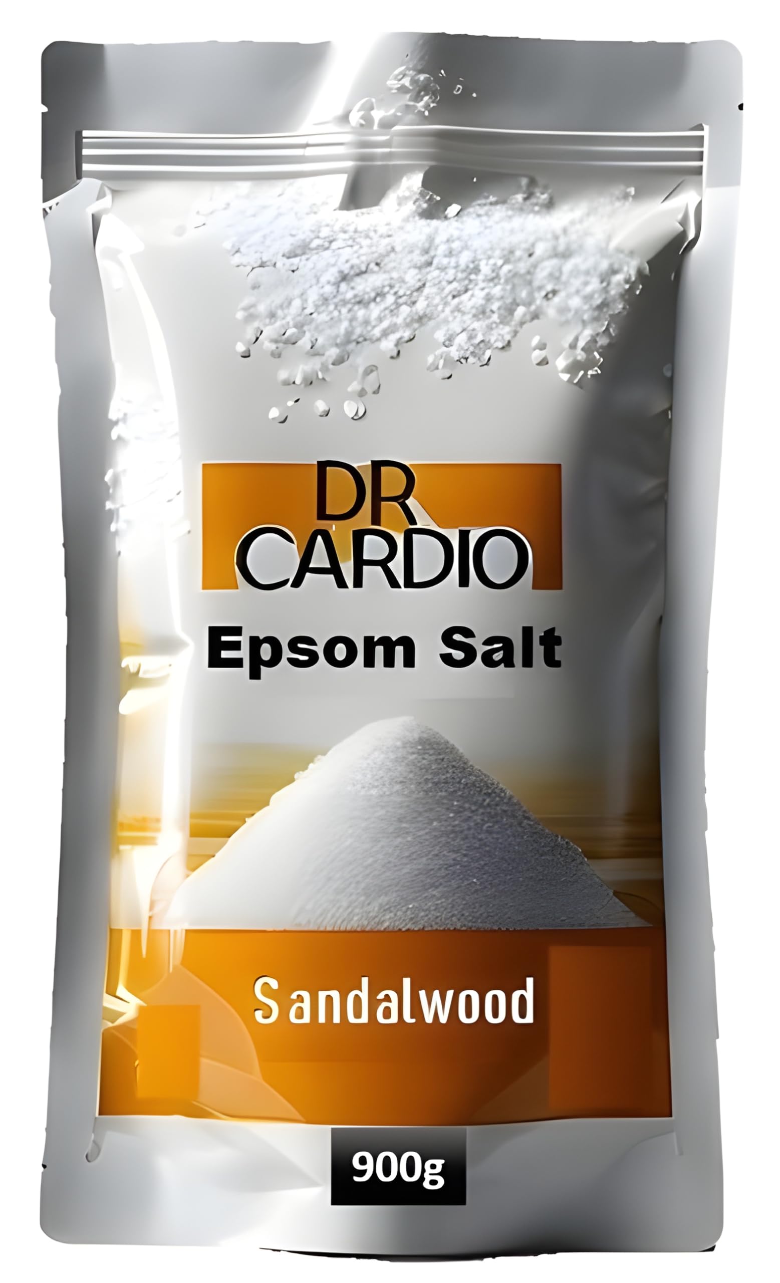 Dr Cardio Epsom Bath Salt for Foot and Body Pain Relief, Muscle Pain, Stress Relief (900gm, Sandalwood)-picture-53