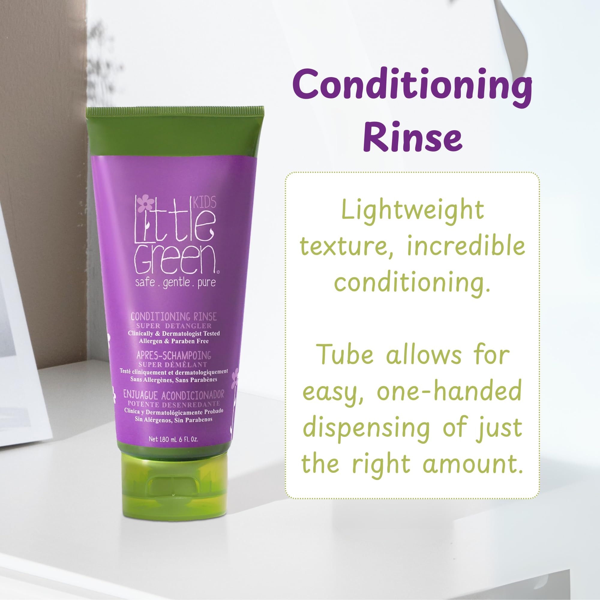 Little Green Kids Rinse après-shampoing 180 ml