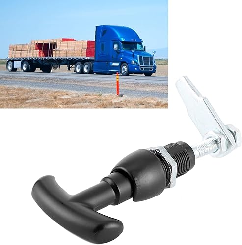 Miniatura 4 de Kit de cerradura de puerta, cerradura de manija en T, aleación de zinc, caja de herramientas de bloqueo en forma de T, accesorio automático para