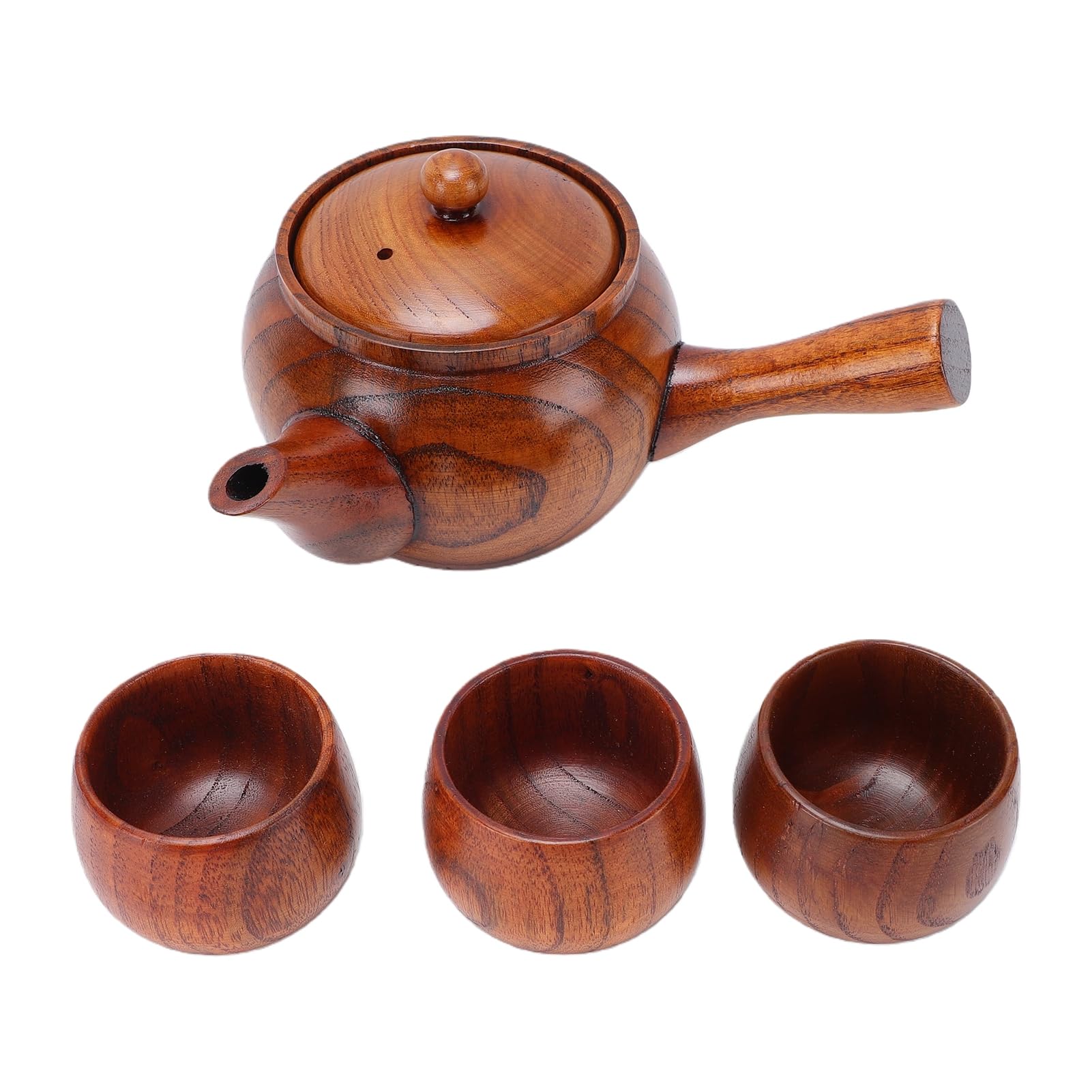 Juego de té Gongfu de madera con tetera e infusor para disfrutar de tu preparación diaria