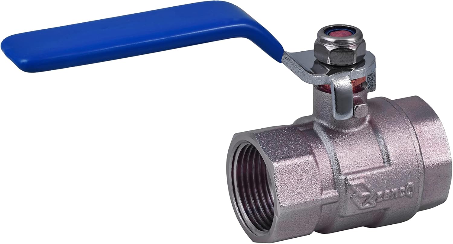 PipeSan Kugelhahn 3/4 Zoll Messing - Innen-/Außengewinde Für Wasserleitungen