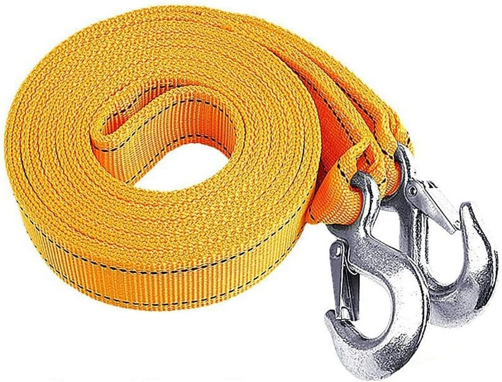 Tow Recovery Strap, 2" X 20' Heavy Duty Tow Strap with 26,400 Lbs Breaking Strength, Protected Loop Ends Triple Reinforced Protective Loop - Ensure Peace of Mind - Emergency Off Road(6t,4m)