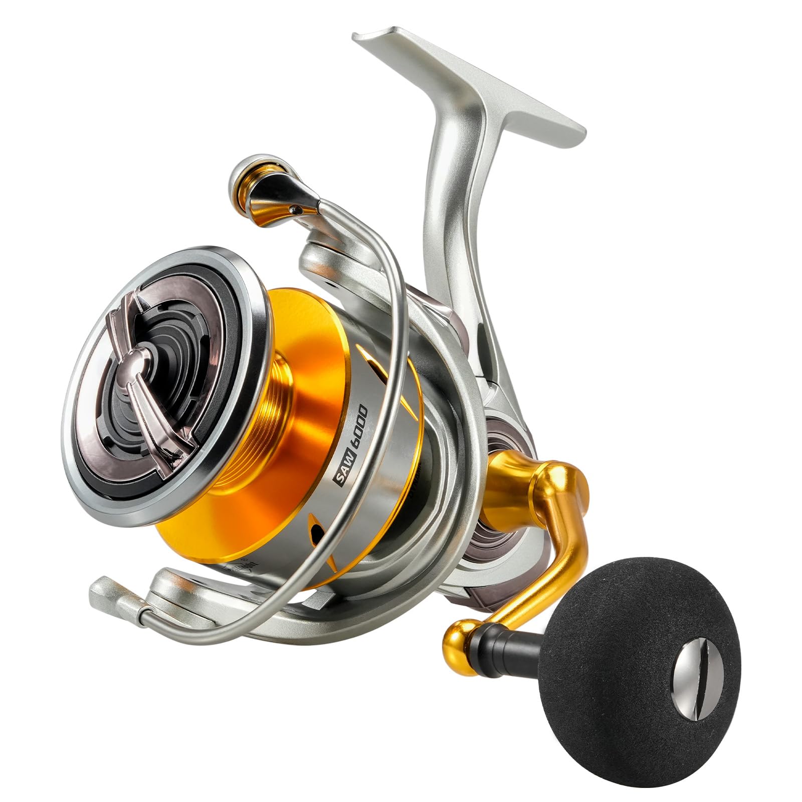 Seaknight RAPIDII Carrete giratorio de agua salada 10+1 BB 6.2:1 4.7:1 Anti-corrosión Carrete de pesca de mar Carpa pesca lucio 2000H 2500H 3000H 4000H 5000H 6000 fibra de carbono arrastre máximo 15kg