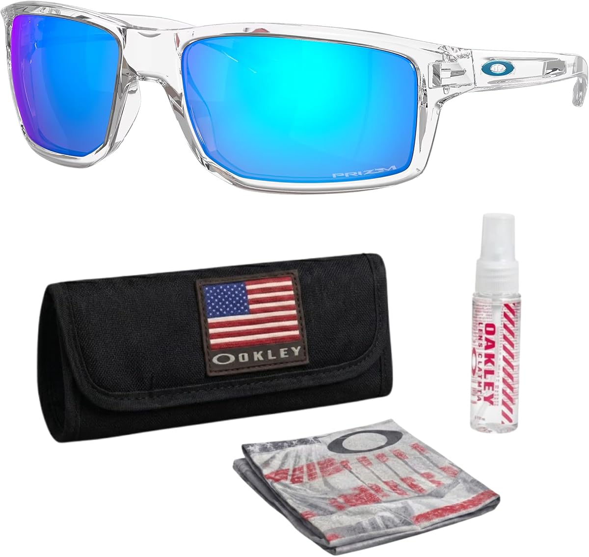 Oakley GIBSTON OO9449 Gafas de sol rectangulares con kit de gafas oficial | Gafas de sol para hombre