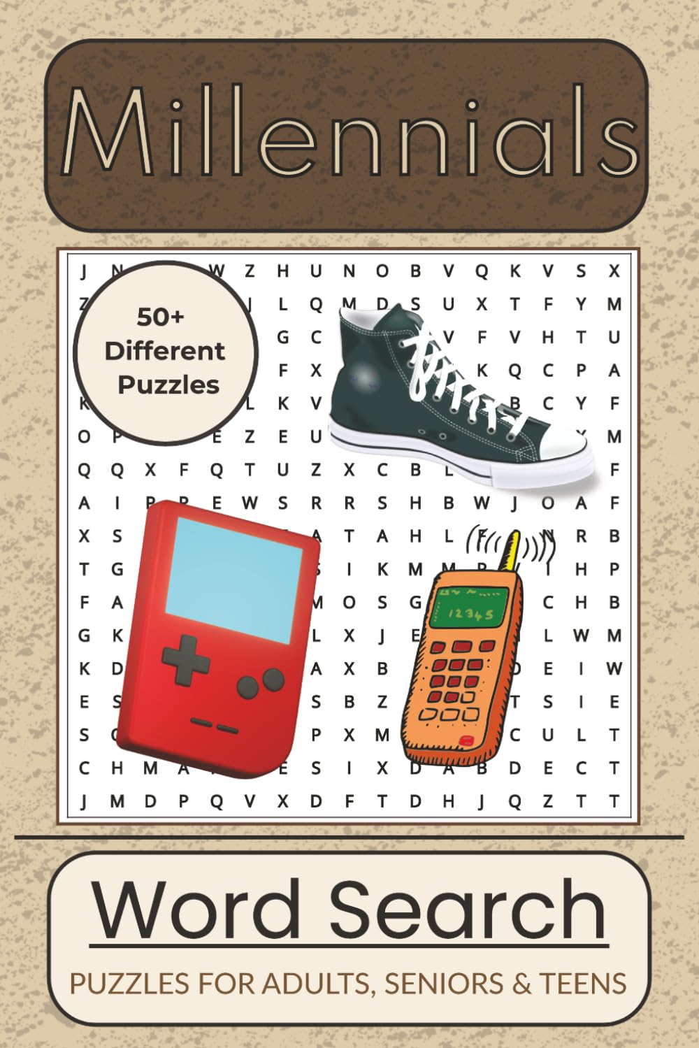 Millennials Word Search Puzzle Book: Word Searches with Easy to Read Print about Millennials, 2000s Nostalgia, 90's Kids and More |6x9 inches, 110 ... … Gifts for Vacations, Holidays and Leisure