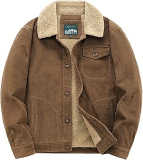 [TangDao] ジャケット メンズ コーデュロイ 裏ボア アウター 大きいサイズ ブルゾン フライトジャケット 防寒 防風 カジュアル 秋冬