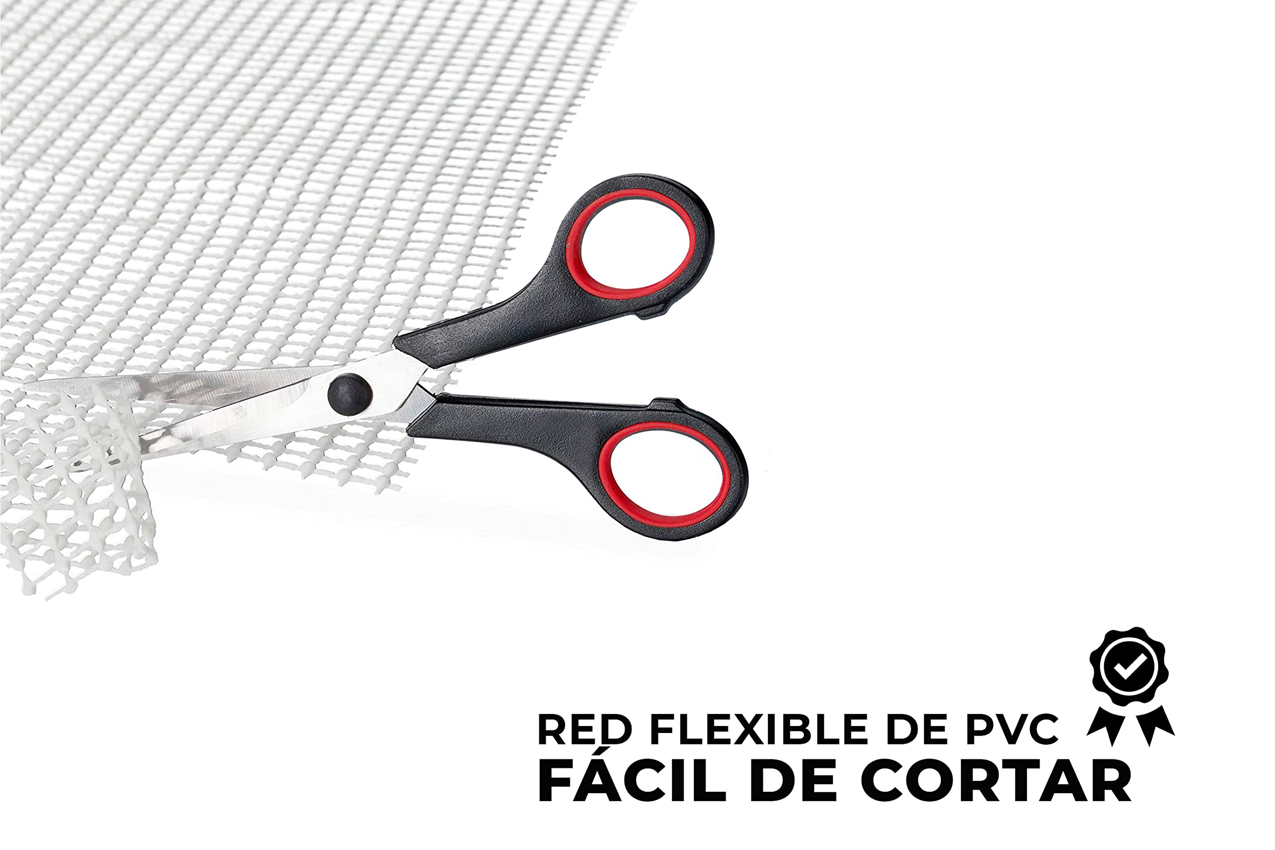 LucaHome - Base Antideslizante Alfombra I Base para Alfombra Recortable I Red Antideslizante I Protección Antideslizante para alfombras (150x220cm)