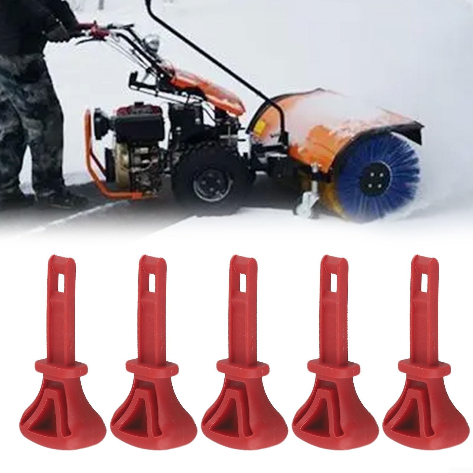Lot de 5 clés d'allumage rouges durables pour souffleuse à neige 430-386 951-10630 731-05632 751-10630 117-7728 Modèles d'hiver