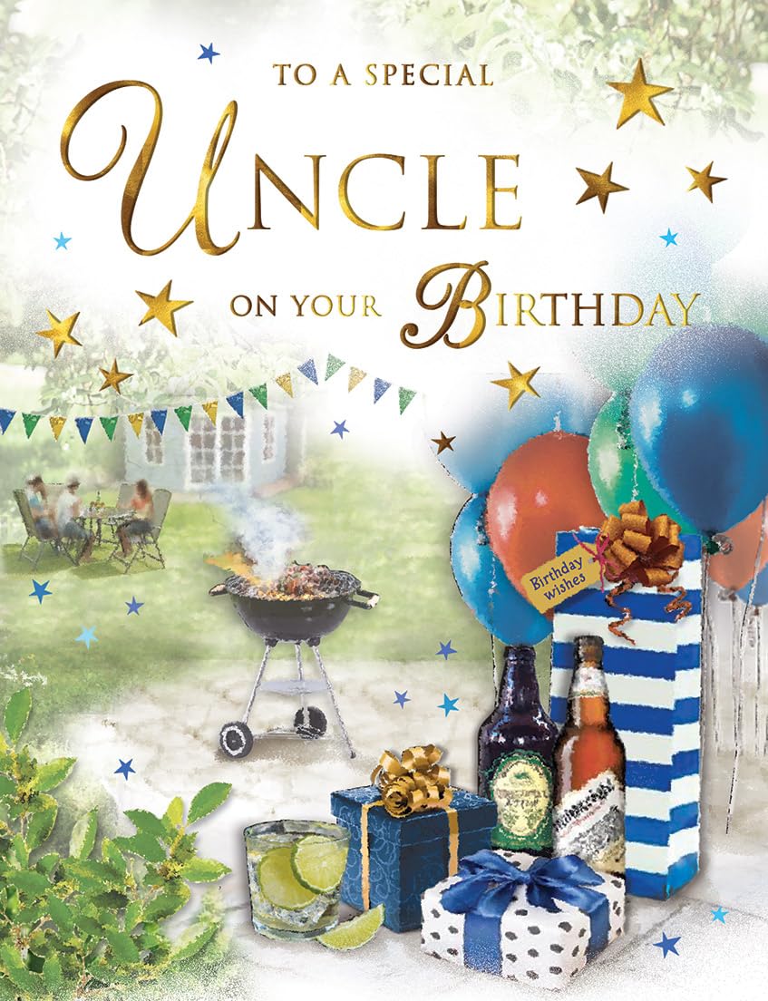 Regal Publishing Special Uncle Birthday Card BBQ - 8 x 6 inchesThe Forest Stewardship Council