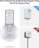 Vista 8 de Maxonar Soporte de pared para Echo Pop, soporte de pared para Echo Pop [no necesita taladro] Soporte de altavoz Alexa soporte de soporte de cable