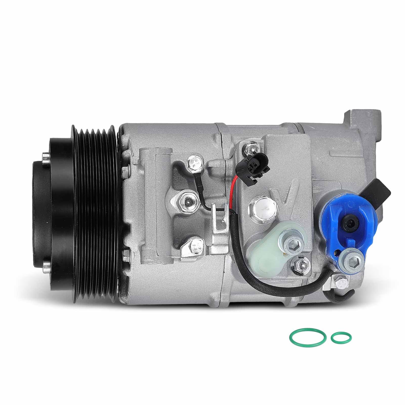Frankberg Compresor de aire acondicionado con Embrague Compatible con Clase C Clase E CLK Clase S Clase G Sprinter 35-T SL SLK Viano Vito Bus Replace# 0022305111, Incluido. Aceite preaplicado