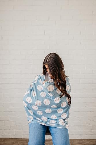 Miniatura 5 de Copper Pearl Funda multiusos fundas de asiento de automóvil, funda de lactancia y funda de cochecito para el sol, tela elástica, uso para todas las