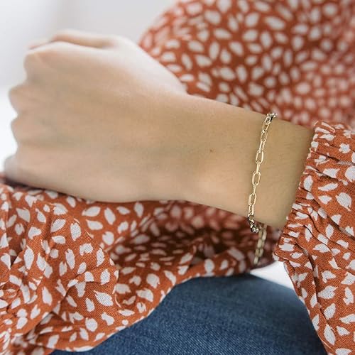 Miniatura 2 de Honeycat Greta - Pulsera de eslabones gruesos en oro, oro rosa o plata Joyería minimalista y delicada