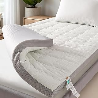 SAPHREAS Cooling Gel Memory Foam Mattress Topper