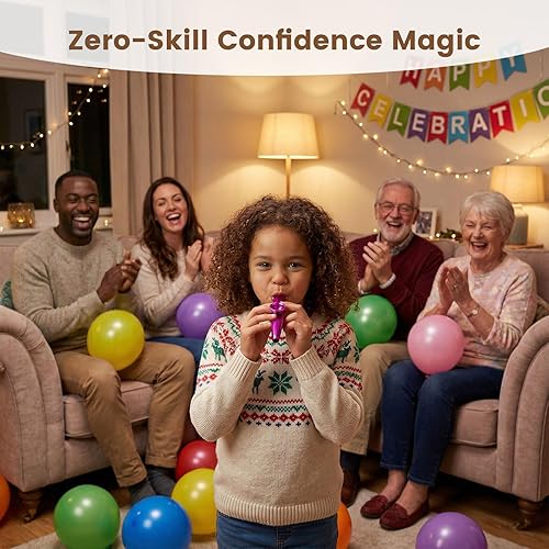 Vista 3 de LovesTown Kazoos Instrumentos Musicales, 6 Piezas de Kazoos de Metal con Flauta para Niños, Regalo, Favor de Fiesta, Relleno de Bolsa de Regalo
