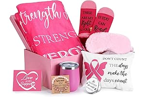 Tioncy Cancer Survivor Care Blanket and Gift Basket