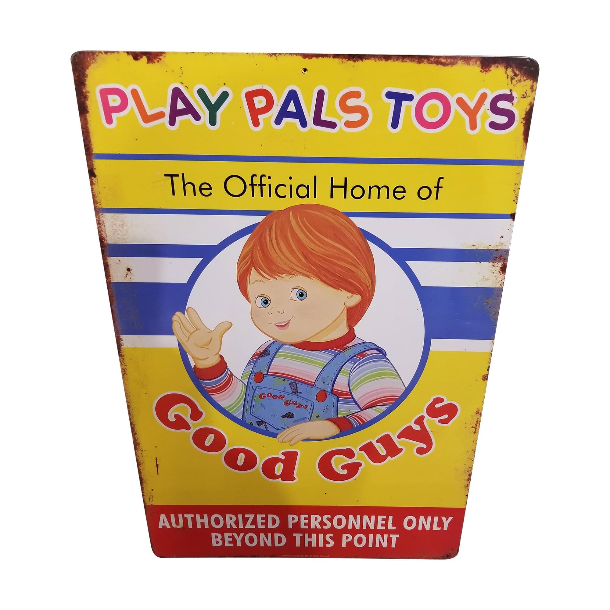 Amazon.com: Child's Play 2 Play Pals 12 x 18 Inch Metal Sign Prop