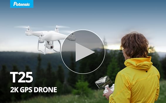 Amazon.com: Potensic T25 GPS Drone with Camera for Adults 2K