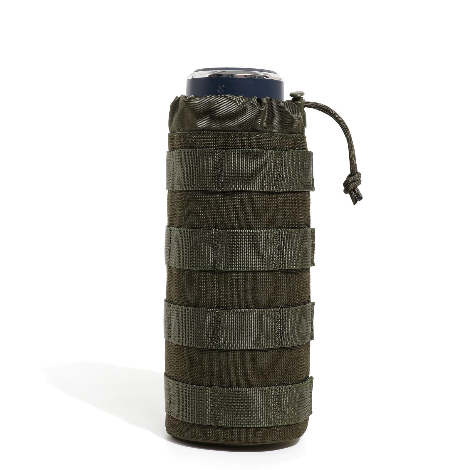 MOLLE Wasserflaschenhalter, taktische Nylon-Flaschentaschen, Trinkträger für Gürtel/Rucksack/Weste/Fahrrad, Sport, Outdoor, Wandern, Camping, Jagd, Angeln