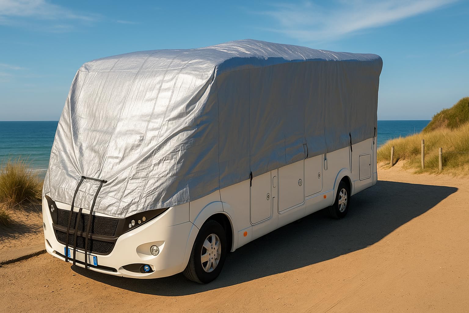 HBCOLLECTION Bâche Housse Anti-grêle pour Camping-Car Fourgon aménagé