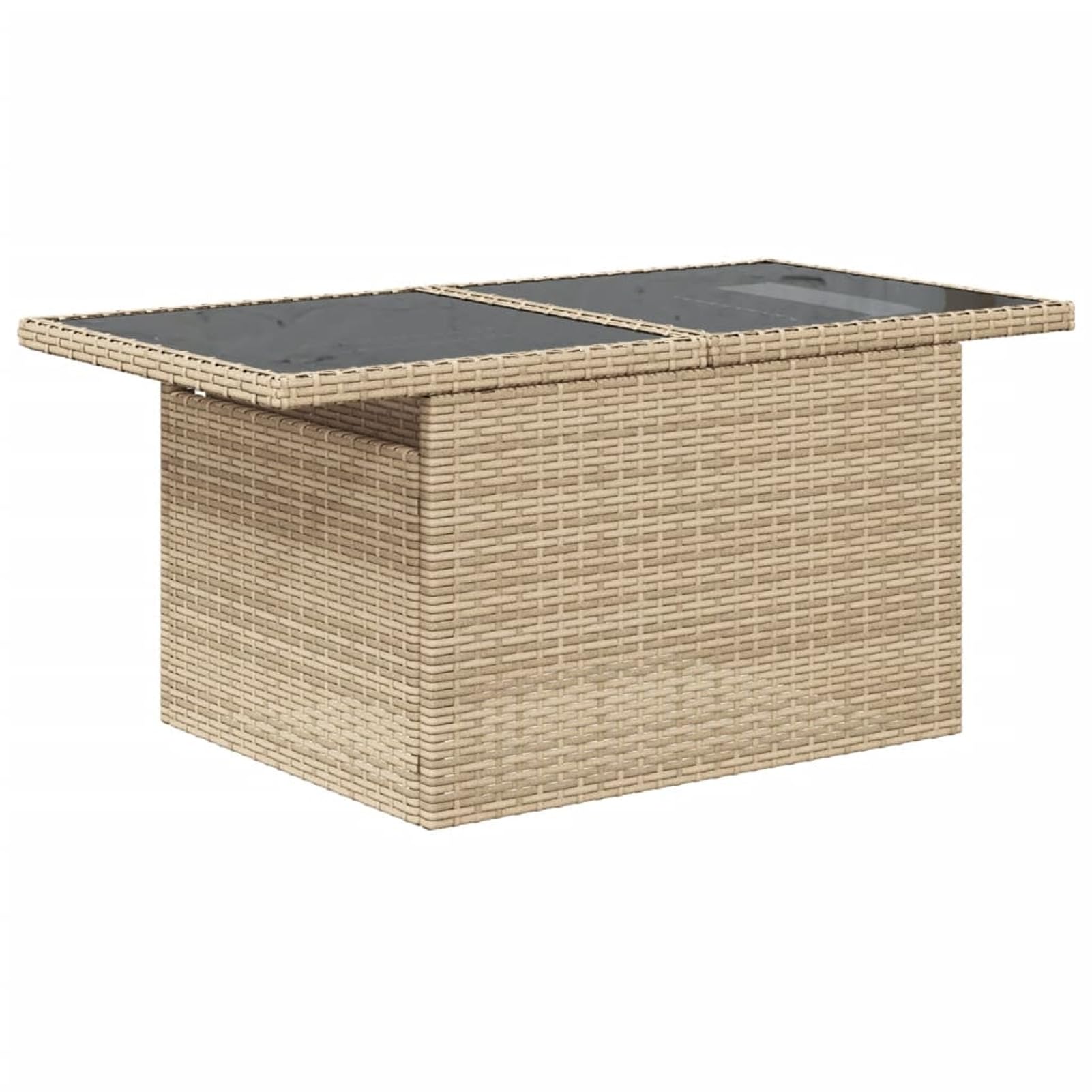 Lechnical Set Divano da Giardino 9 pz con Cuscini Beige in Polyrattan,Set di Conversazione per Patio,Set Salotto da Esterno,Set Divano da Giardino Esterno-3266429