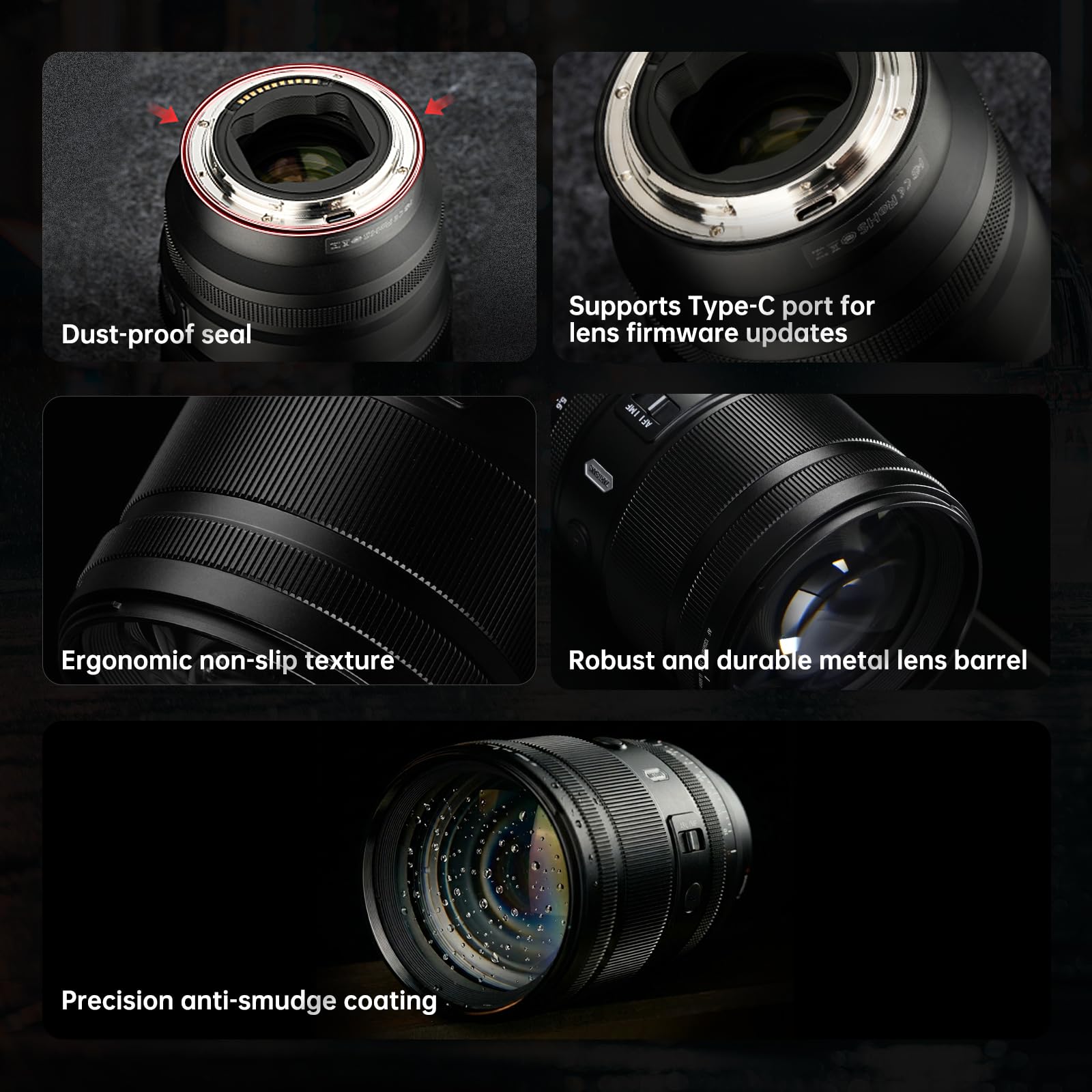 7artisans AF 135mm F1.8 Téléobjectif pour Nikon Z Mount,Plein Format à Mise au Point Automatique, AF/MF, focale Fixe,1000g,Deux Touches programmables FN,for Z9,Z8,Z7 II,Z50 II,ZFC,Z50,Z6,ZR
