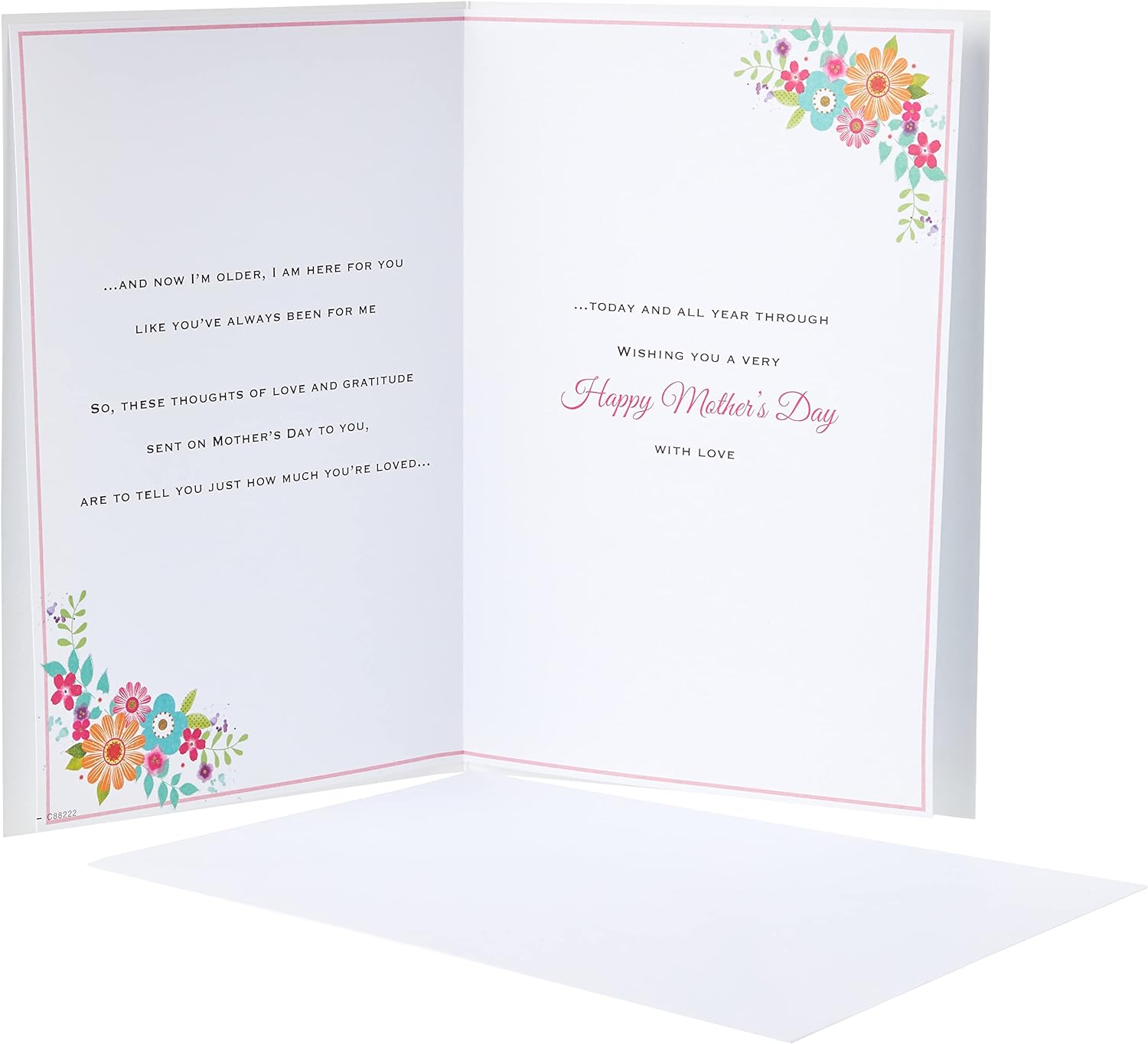 Traditional Mother's Day Card Mum from Daughter - 9 x 6 inches - Regal Publishing - View 7