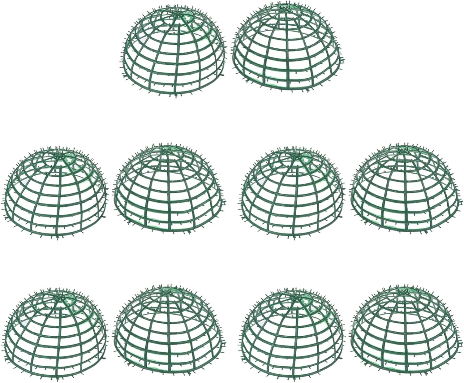 EXCEART 5pcs Plastic Frame for Artificial Boxwood Topiary Ball DIY Flower Ball Grass Balls Flower Arrangement Holder Egg Floral Cage for Garden Home Decor, 30X30cm, P03HO1650ZW4CHWISSDKNXVC