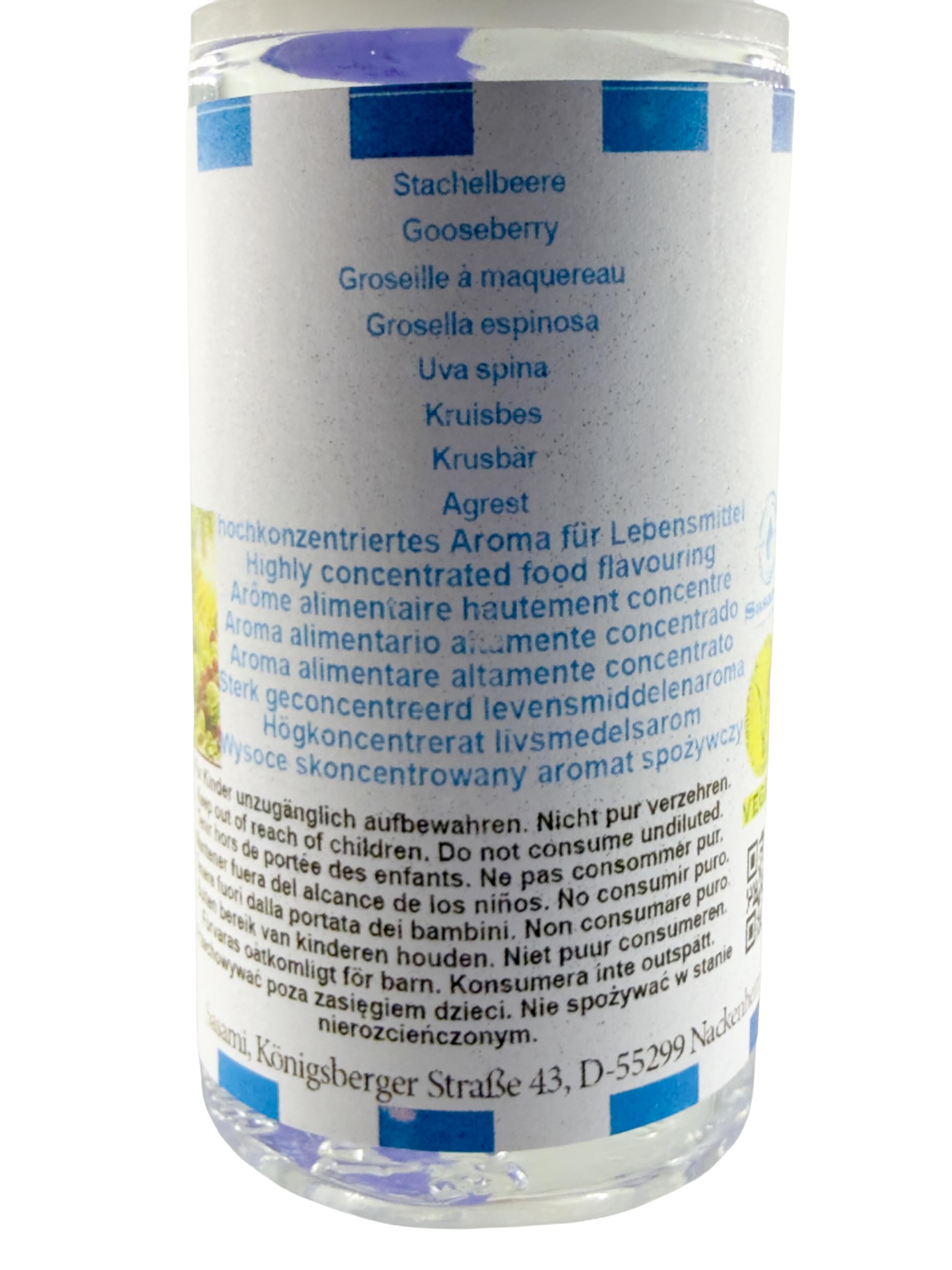 Grosella espinosa Aroma Concentrado - Vegano - Sasami - 100ml