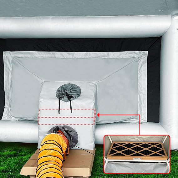 WARSUN Activated Carbon Filter Box Only Applies to WARSUN Paint Booth Oversized Exhaust Ventilation Device, No Other Booth