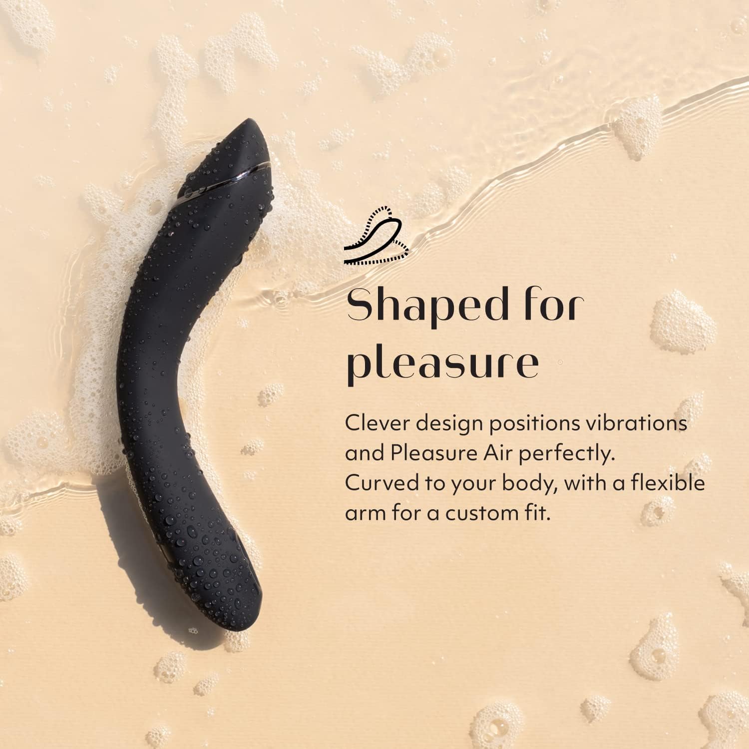 Womanizer OG G Spot Vibrator | Sucker Sex Toy for Women with 12 Intensity Levels | Curved Pleasure Air Technology Dildo Vibrator | Flexible Personal Massager G Spot Stimulator Adult Sex Toy | Slate