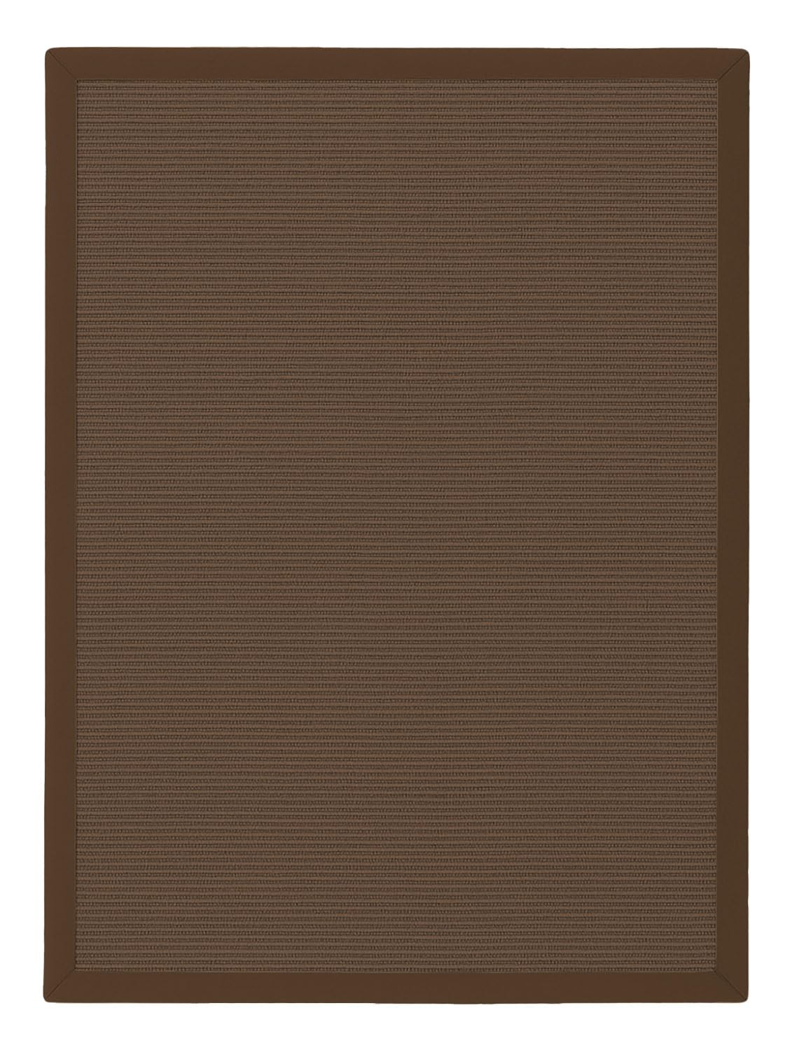 Astra Sisalteppich Manaus - 100% Naturfaser Teppich aus Sisal, robust & rutschfest, fußbodenheizungsgeeignet, ideal für Wohnzimmer, Flur & Büro Dunkelbraun/Coffee 80x200cm