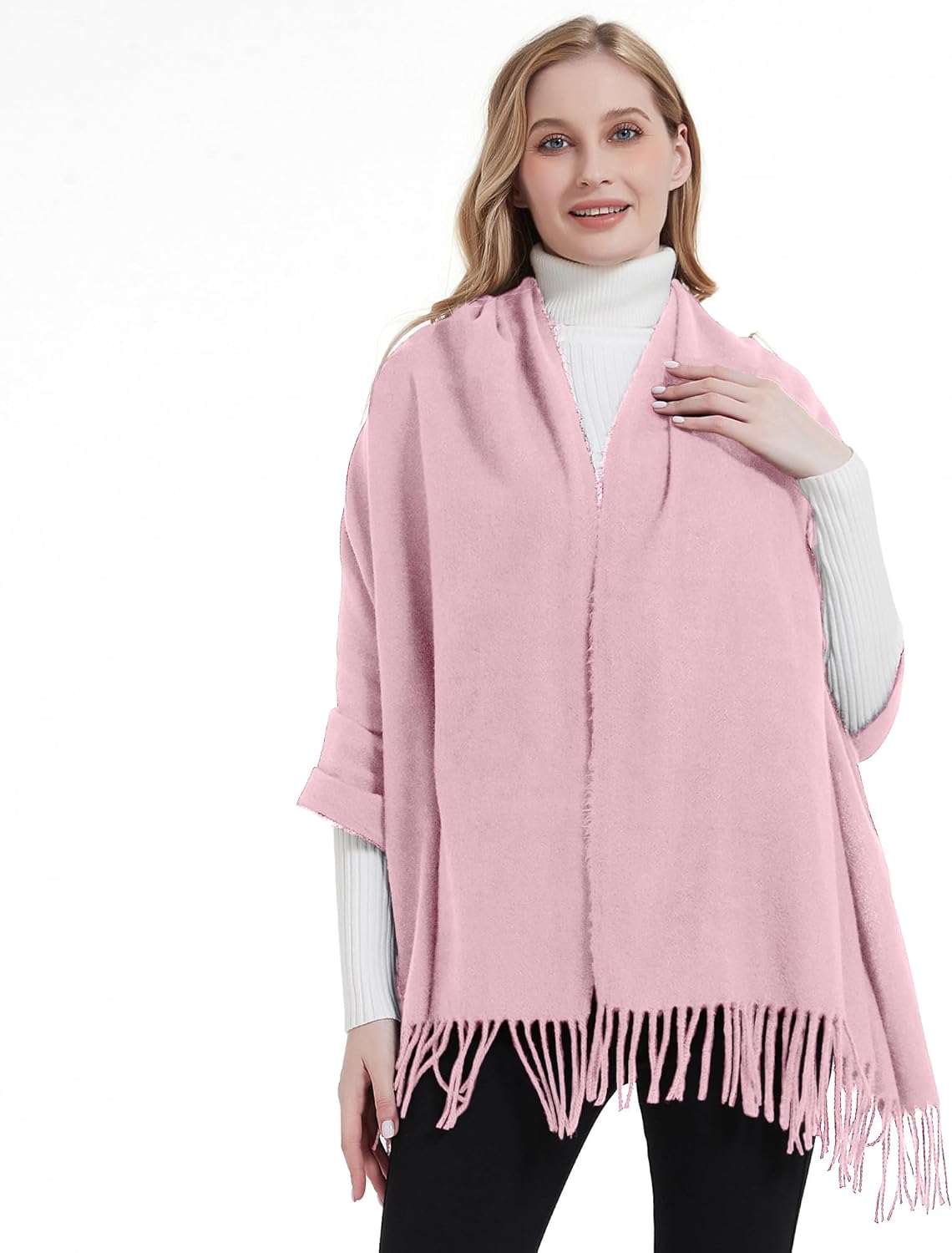 Landisun Scarf for Women Winter Soft Shawl Wrap Large Warm Fashion Blanket for Evening Dress Wedding Gifts - Image 5