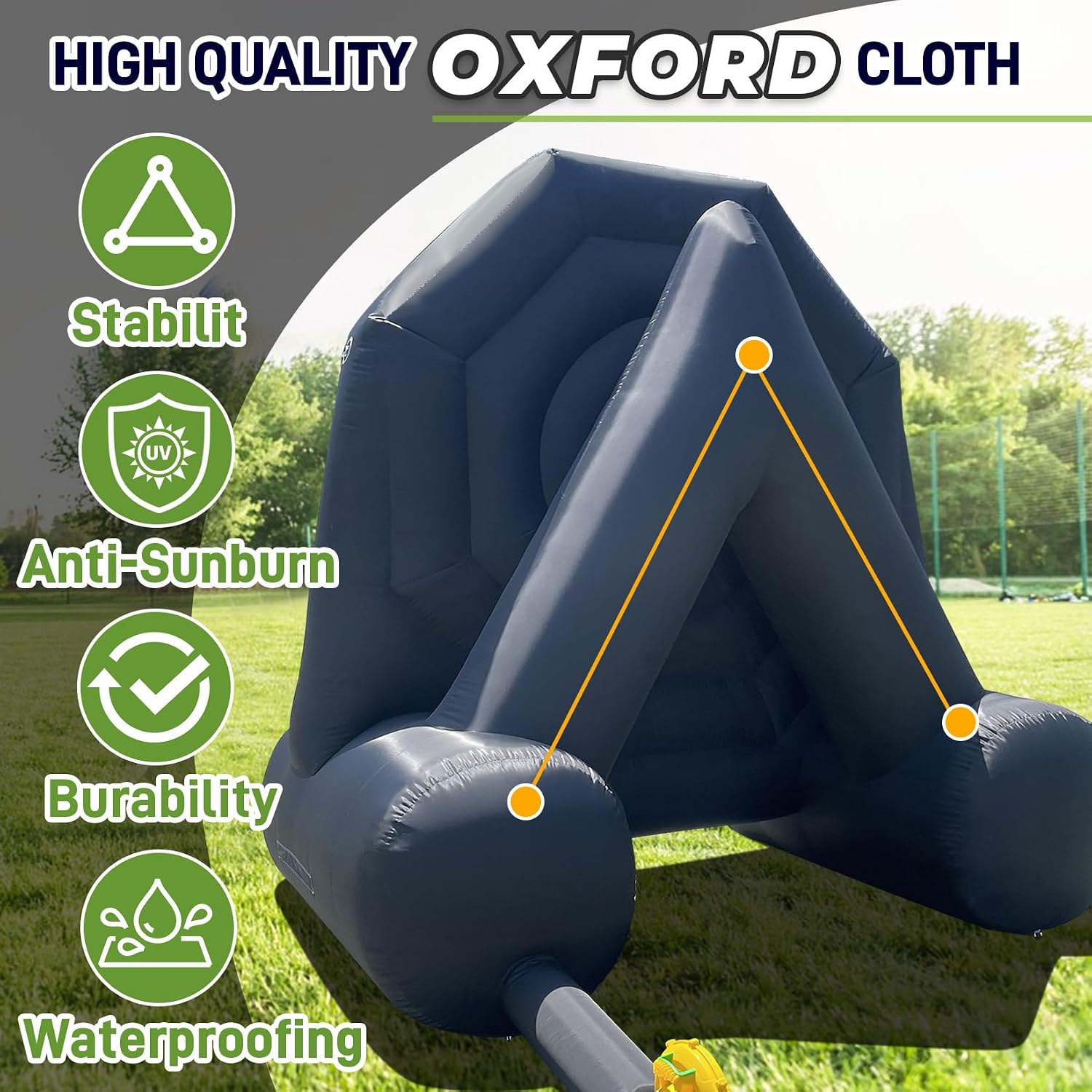 Giant Inflatable Dart Board,10ft Inflatable Soccer Kick Darts Games with 370W Blower,Outdoor Inflatable Soccer Target Dart Board Yard Game, 8 Sticky Soccers