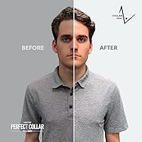 Vista 9 de Collar Dots Estadías de cuello para camisas de vestir y polos para hombre. Hack de moda para plástico, metal y cuello magnético, permanece 24 horas