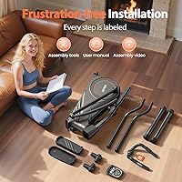 Vista 7 de Niceday Elliptical Machine, Elliptical Exercise Machine for Home with Hyper-Quiet Magnetic Driving System, Elliptical Trainer with 15.5IN & 20IN