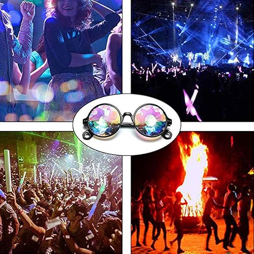 Miniatura 7 de Lelinta - Gafas de caleidoscopio para lentes de cristal de difracción