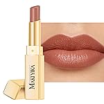 MAKI YIKA Moisture Nude Lipstick for Women Hydrate Lip Balm for Dry Cracked Lips Weightless Glossy Lip Color Juicy Finish,MA055 Mica Nude