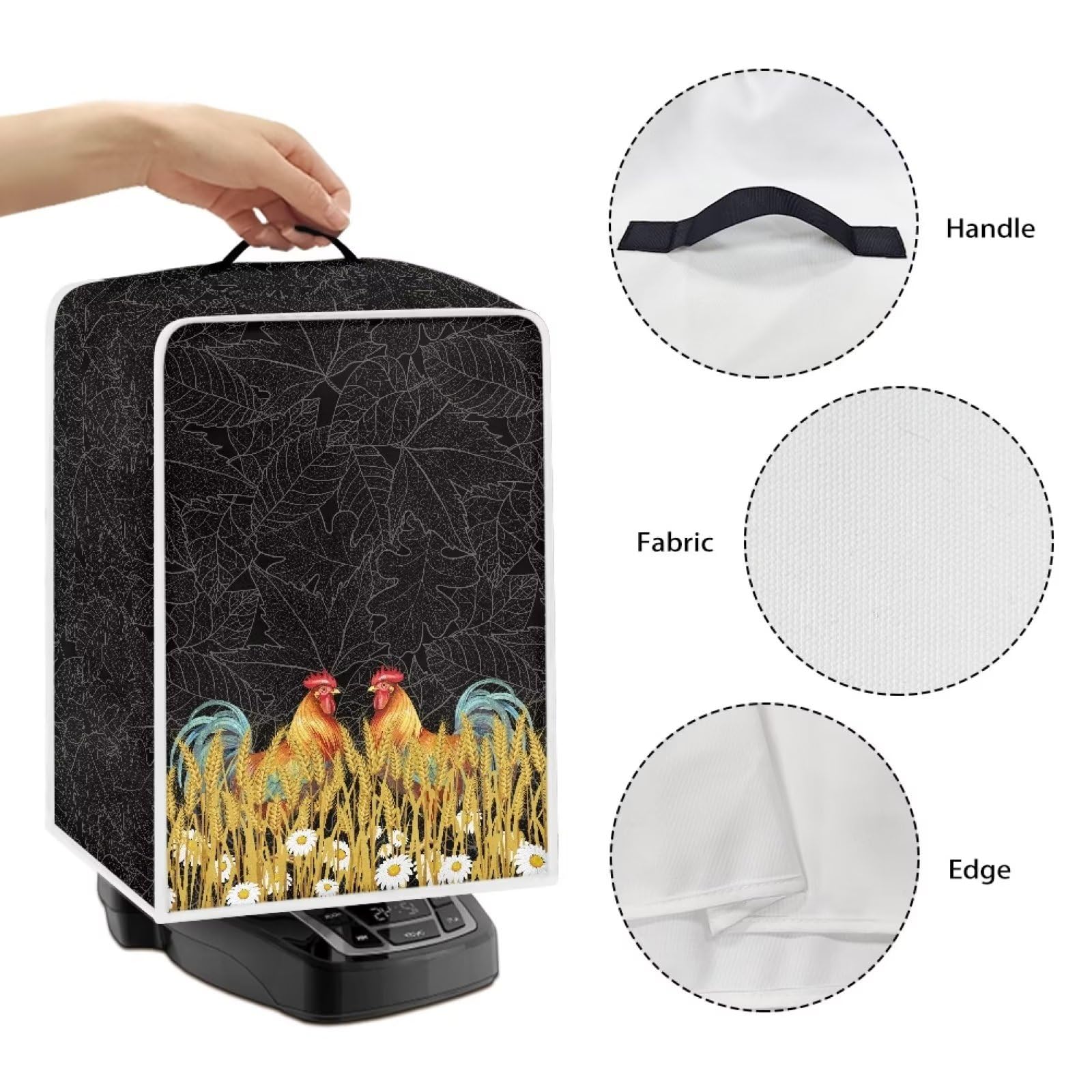 Copertura Per Macchina Da Caffè NETILGEN - Poliestere, Antipolvere, 2 Misure, Per Elettrodomestici - Foto 6