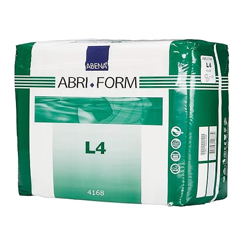 Abena Abri-Form Comfort Plastic-Backed Briefs, Large, 144 Count