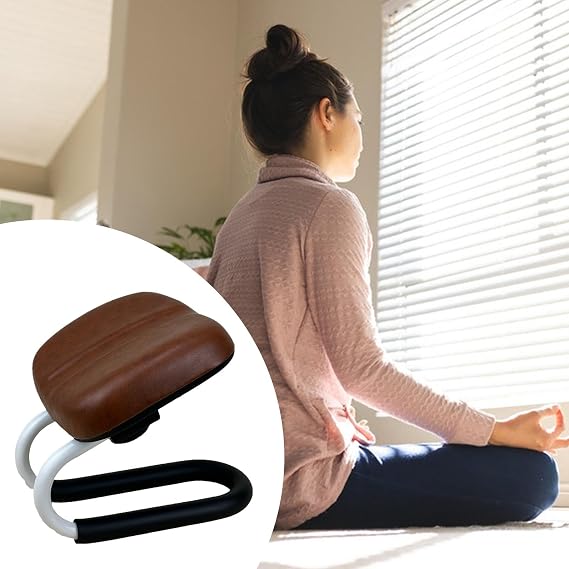 Meditation Bench, Kneeling Stool, Modern Adjustable Ergonomic Meditation Chair with Cushion