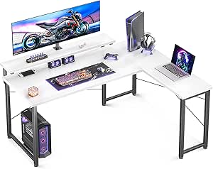 Escritorio Gaming Con LED Patas En Forma Z Negro 90x60x75