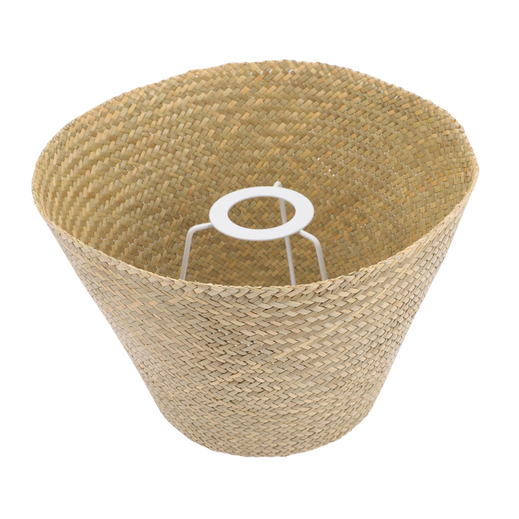 SHINEOFI Pantalla Mesa De Ratán De Estilo Rústico Cubierta Decorativa Para Lámparas De Mesa De Natural y Elegante